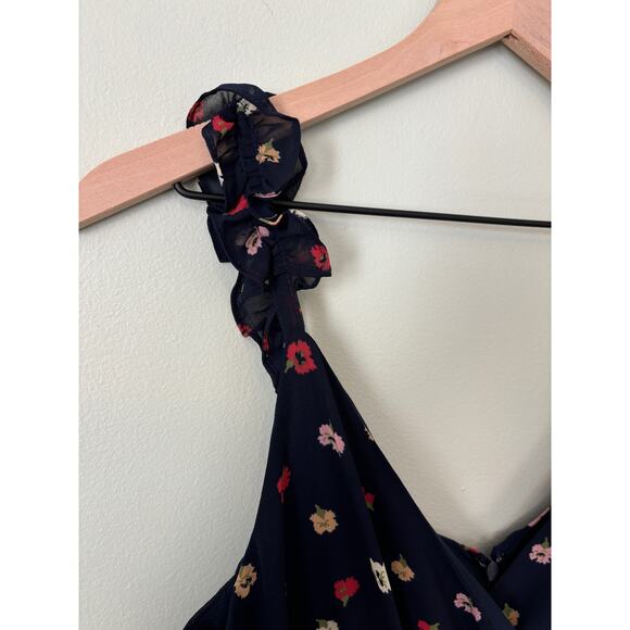 Madewell Wrap Confetti Floral Mini Dress Size 2 - Picture 4 of 12